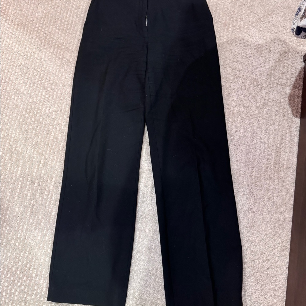 Aritzia Babaton Elegant Black Agency Trousers